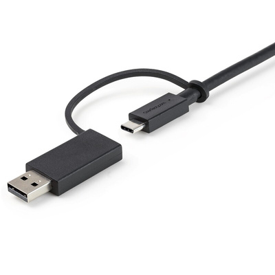 StarTech.com USB 3.2 Cable, Male; Male USB C to Female; Male USB A, USB C x 2 Cable, 1m