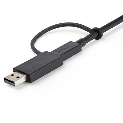 StarTech.com USB 3.2 Cable, Male; Male USB C to Female; Male USB A, USB C x 2 Cable, 1m