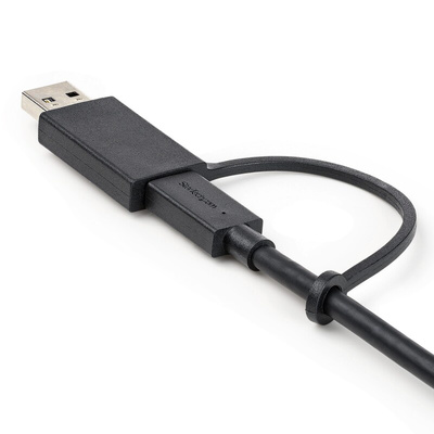 StarTech.com USB 3.2 Cable, Male; Male USB C to Female; Male USB A, USB C x 2 Cable, 1m