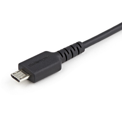 StarTech.com USB 2.0 Cable, Male USB A to Male Micro USB B Cable, 1m