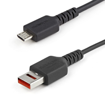 StarTech.com USB 2.0 Cable, Male USB A to Male Micro USB B Cable, 1m