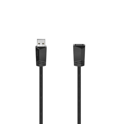 Hama USB 2.0 Cable, Male USB A to Female USB A USB Extension Cable, 1.5m