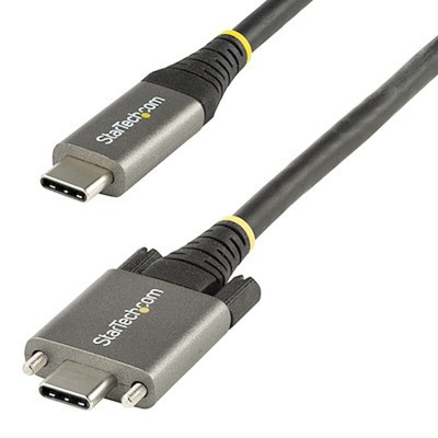StarTech.com USB 3.1 Cable, Male USB C to Male USB C Cable, 0.5m