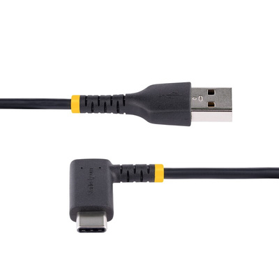 StarTech.com USB 2.0 Cable, Male USB A to Male USB C Rugged USB Cable, 300mm