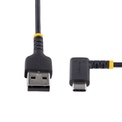 StarTech.com USB 2.0 Cable, Male USB A to Male USB C Rugged USB Cable, 300mm