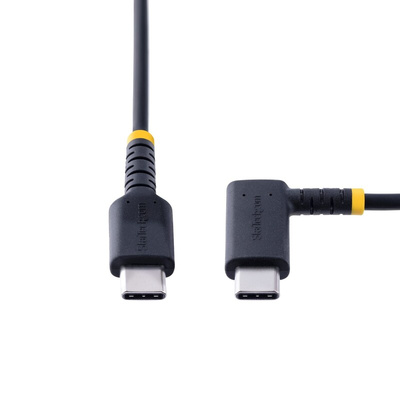 StarTech.com USB 2.0 Cable, Male USB C to Male USB C Rugged USB Cable, 1m