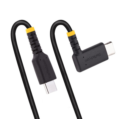 StarTech.com USB 2.0 Cable, Male USB C to Male USB C Rugged USB Cable, 1m