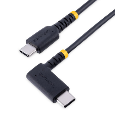 StarTech.com USB 2.0 Cable, Male USB C to Male USB C Rugged USB Cable, 1m