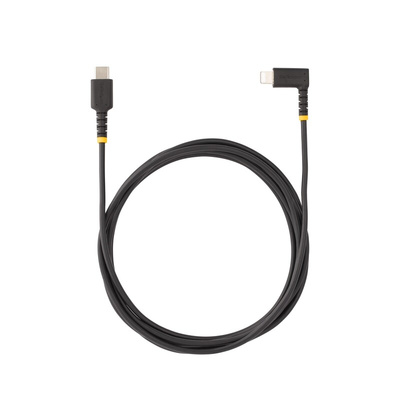 StarTech.com USB 2.0 Lightning Cable, Male USB C to Male Lightning Rugged USB Cable, 2m
