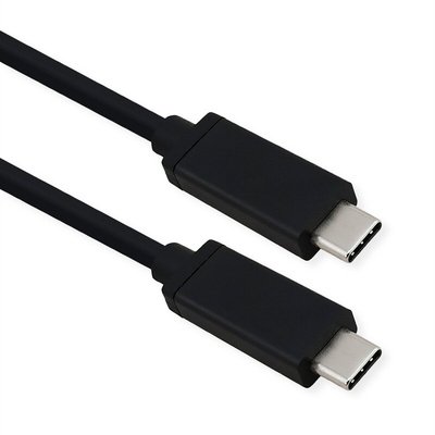 Roline USB 4.0 Cable, Male USB C to Male USB C Cable, 0.8m