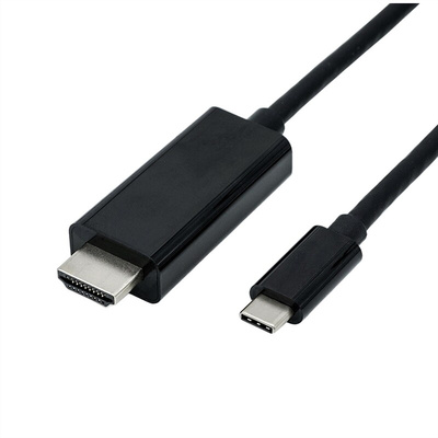 Roline USB 3.1 Cable, Male USB C to Male HDMI Cable, 5m