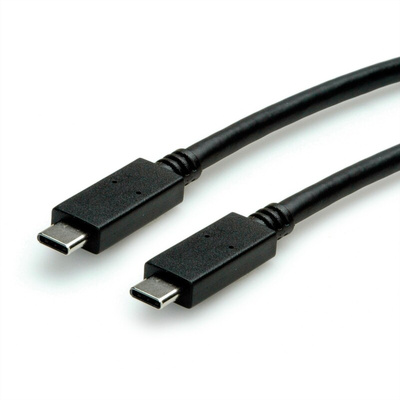 Roline USB 3.2 Cable, Male USB C to Male USB C Cable, 1m
