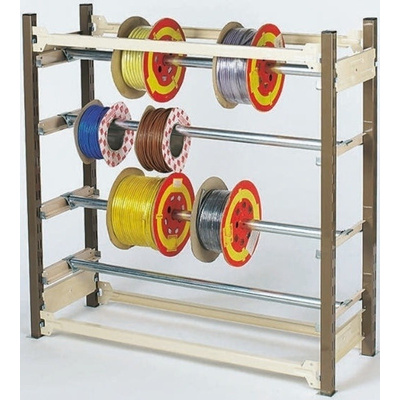 RS PRO Cable Rack 985mm (H) x 990 mm (W) diameter 31.75mm 4  shelves in Steel