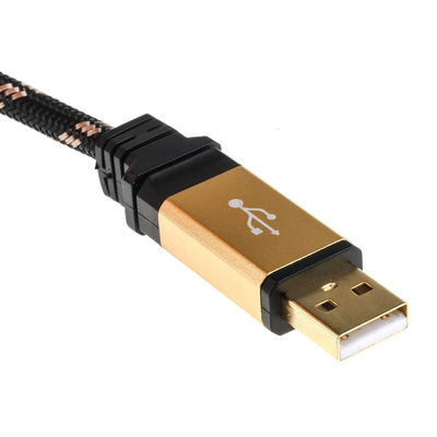 Roline USB 2.0 Cable, Male USB A to Male USB B Cable, 1.8m
