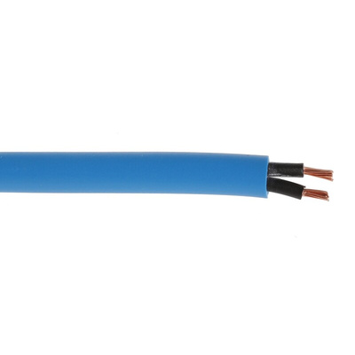 Lapp ÖLFLEX EB Control Cable, 2 Cores, 0.75 mm², YY, Unscreened, 50m, Blue PVC Sheath, 18 AWG