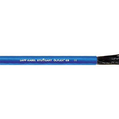 Lapp ÖLFLEX EB Control Cable, 2 Cores, 0.75 mm², YY, Unscreened, 50m, Blue PVC Sheath, 18 AWG