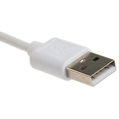 Roline USB 2.0 Cable, Male USB A to Male Lightning Cable, 1m