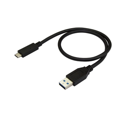 StarTech.com USB 3.1 Cable, Male USB A to Male USB C Cable, 0.5m