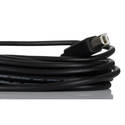 StarTech.com USB 2.0 Cable, Male USB A to Male USB B Cable, 5m
