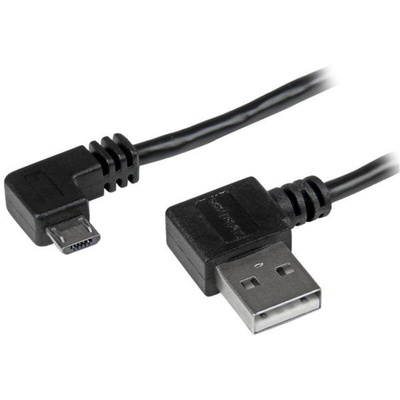 StarTech.com USB 2.0 Cable, Male USB A to Male Micro USB B Cable, 1m