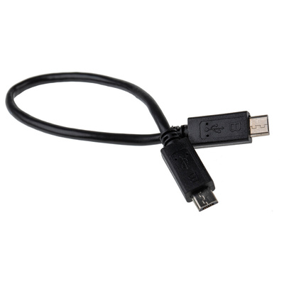 StarTech.com USB 2.0 Cable, Male Micro USB B to Male Micro USB B  Cable, 200mm