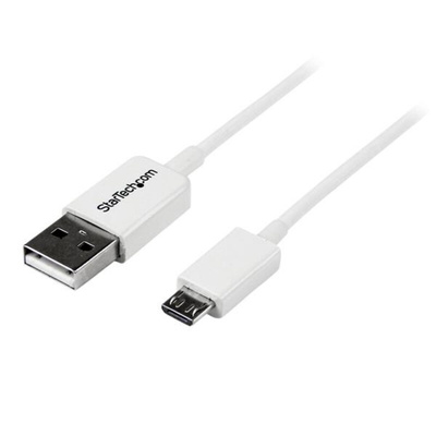 StarTech.com USB 2.0 Cable, Male USB A to Male Micro USB B Cable, 1m