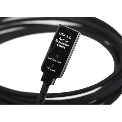 StarTech.com USB 2.0 Cable, Male USB A to Female USB A USB Extension Cable, 5m