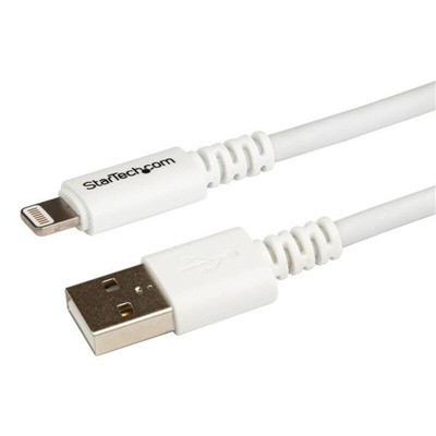 StarTech.com USB 2.0 Cable, Male USB A to Male Lightning Cable, 3m