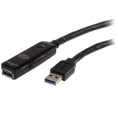 StarTech.com USB 3.0 Cable, Male USB A to Female USB A USB Extension Cable, 10m