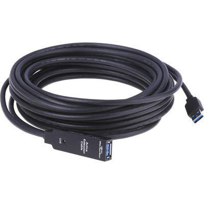 StarTech.com USB 3.0 Cable, Male USB A to Female USB A USB Extension Cable, 10m