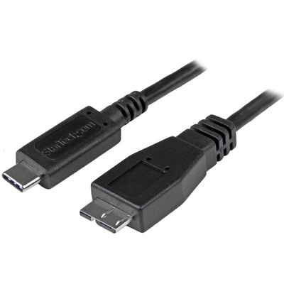 StarTech.com USB 3.1 Cable, Male USB C to Male Micro USB B Cable, 1m