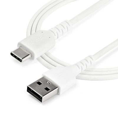 StarTech.com USB 2.0 Cable, Male USB A to Male USB C Rugged USB Cable, 1m
