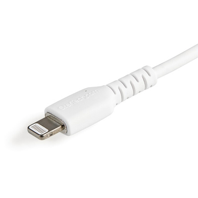 StarTech.com USB 2.0 Cable, Male USB A to Male Lightning Rugged USB Cable, 300mm