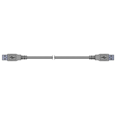 CONEC USB 2.0 Cable, Male USB A to Male USB A Cable, 3m