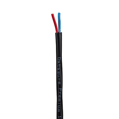 RS PRO Multicore Industrial Cable, 2 Cores, 0.5 mm², DEF STAN, Unscreened, 100m, Black PVC Sheath