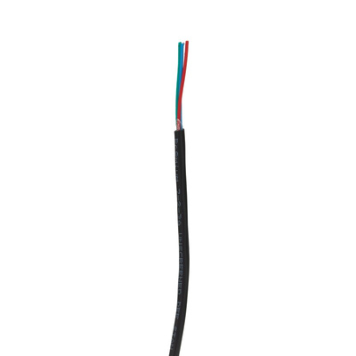 RS PRO Multicore Industrial Cable, 3 Cores, 0.22 mm², DEF STAN, Unscreened, 100m, Black PVC Sheath