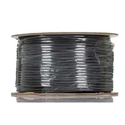 RS PRO Multicore Industrial Cable, 3 Cores, 0.22 mm², DEF STAN, Unscreened, 100m, Black PVC Sheath