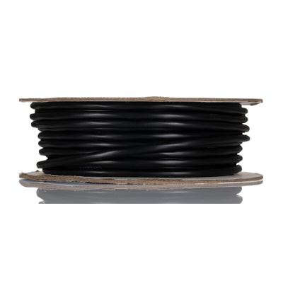 RS PRO Multicore Industrial Cable, 8 Cores, 0.22 mm², DEF STAN, Unscreened, 25m, Black PVC Sheath