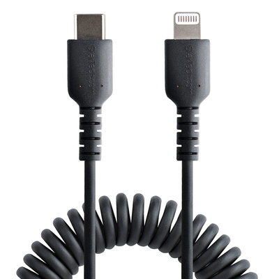 StarTech.com USB 2.0 Cable, Male Lightning to Male USB C  Cable, 500mm
