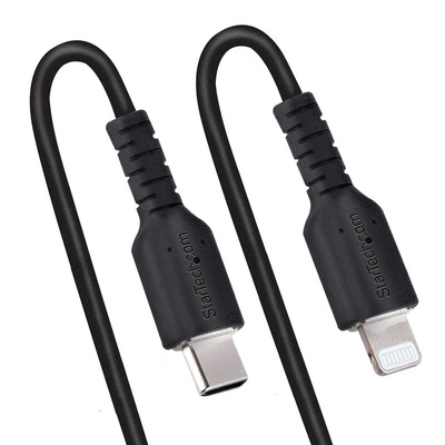StarTech.com USB 2.0 Cable, Male Lightning to Male USB C  Cable, 500mm