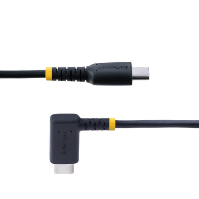 StarTech.com USB 2.0 Cable, Male USB C to Male USB C Rugged USB Cable, 15cm