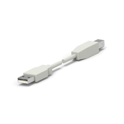 TE Connectivity USB Cable Assembly, Male USB A to Male USB B  Cable, 1mm