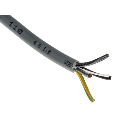 Lapp ÖLFLEX CLASSIC 110 YY Control Cable, 4 Cores, 1 mm², YY, Unscreened, 50m, Grey PVC Sheath, 17 AWG