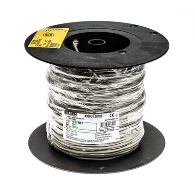 Belden Control Cable, 2 Cores, 0.75 mm², Unscreened, 100m, Grey LSZH Sheath, 18 AWG