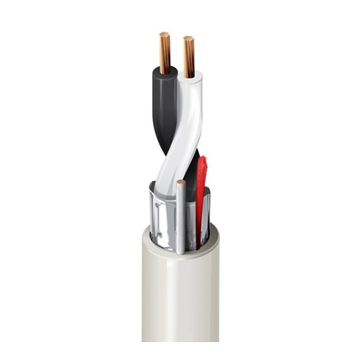 Belden Control Cable, 2 Cores, 0.33 mm², Screened, 100m, Grey Flame Retardant Non-Corrosive (FRNC) Sheath, 22 AWG