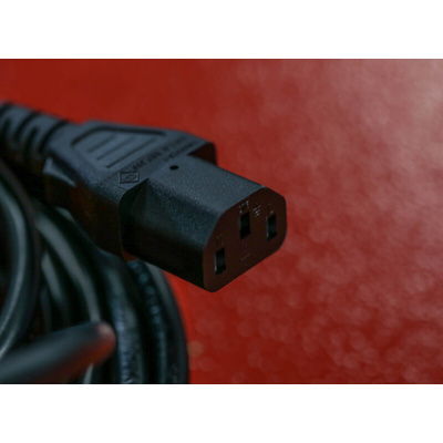 RS PRO IEC C13 Socket to Type G UK Plug Power Cord, 5m
