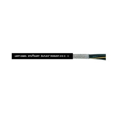 Lapp ÖLFLEX ROBUST 215 C Control Cable, 4 Cores, 0.75 mm², Screened, 50m, Black TPE Sheath, 18 AWG