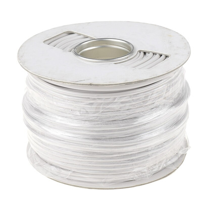 RS PRO Control Cable, 6 Cores, 0.19 mm², Unscreened, 100m, White PVC Sheath