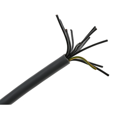 RS PRO Control Cable, 12 Cores, 0.5 mm², YY, Unscreened, 50m, Grey PVC Sheath, 20 AWG