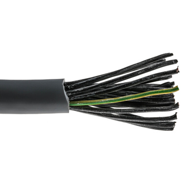 RS PRO Control Cable, 25 Cores, 0.5 mm², YY, Unscreened, 50m, Grey PVC Sheath, 20 AWG